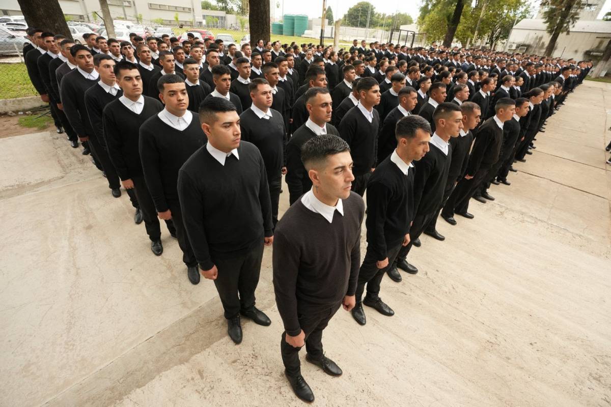 Ingresaron 521 aspirantes al Servicio Penitenciario en Santa Fe