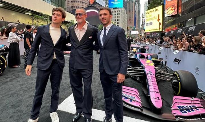 Colapinto deslumbra en la avant premiere de “F1: La película”