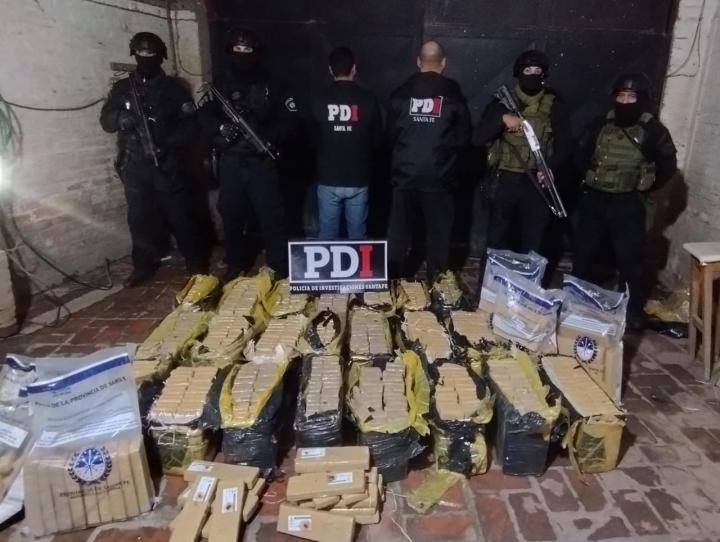 Secuestran media tonelada de droga en la ciudad de Santa Fe