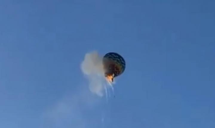 Cayó un globo aerostático en Brasil: 8 muertos y 13 heridos