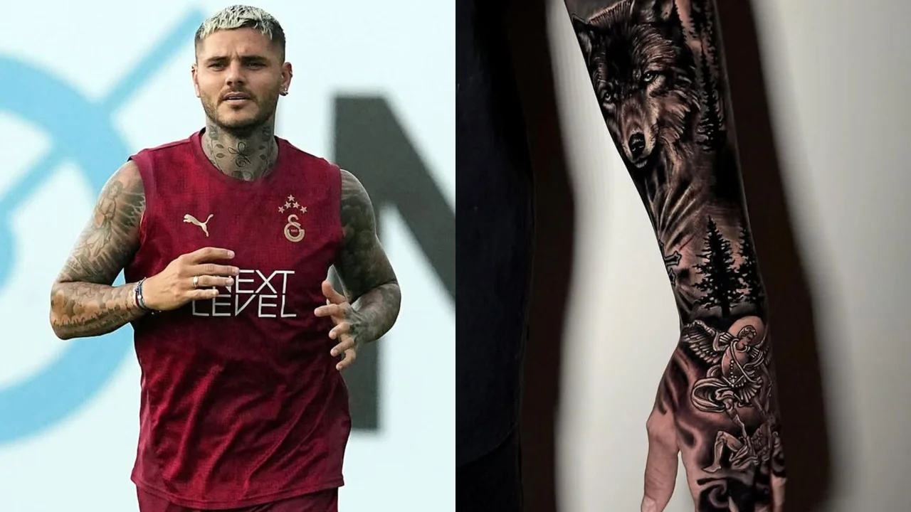 Mauro Icardi se borró el tatuaje de Wanda Nara