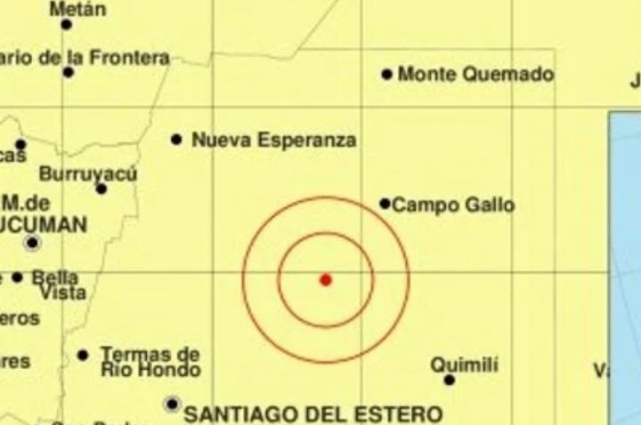 Sismo de magnitud 5,8 se registró en Santiago del Estero