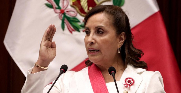 Destituyeron a la presidenta de Perú, Dina Boluarte