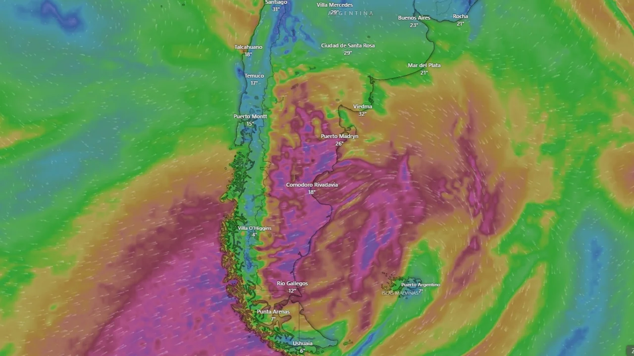 La Patagonia espera el vendaval de todos los tiempos