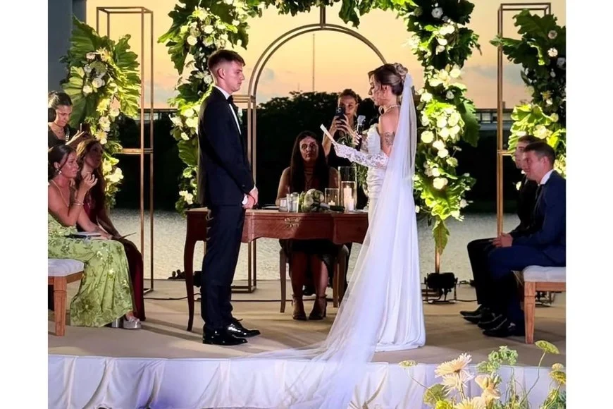 Se casó Kevin Zenón y los jugadores de Boca coparon la boda