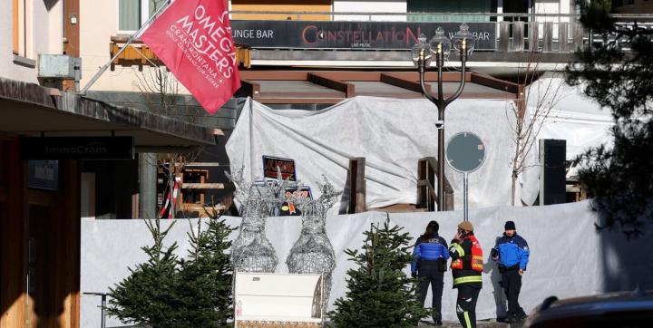 Incendio y explosión en una estación de esquí de Suiza