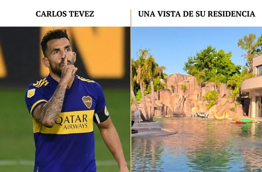 Así es por dentro la lujosa mansión de Tevez