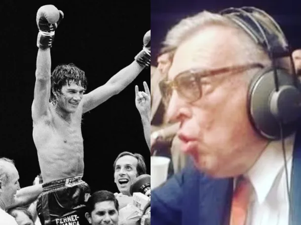Adiós a una voz histórica del boxeo: murió Hernán Santos Nicolini 
