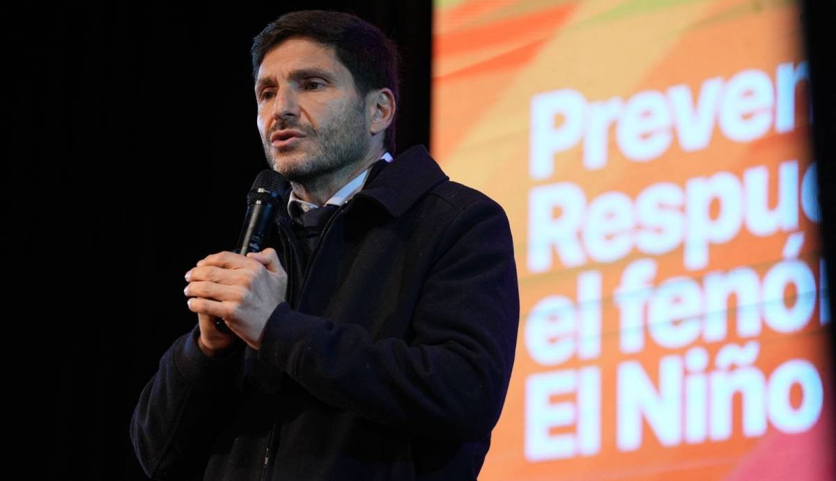 Pullaro anunció un fondo de $ 10.000 millones para emergencia hídrica