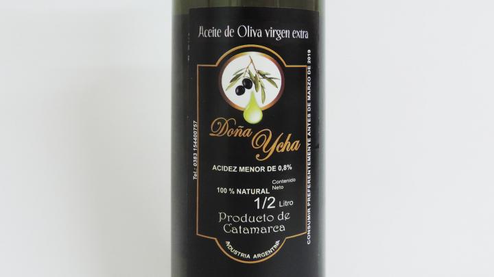 Prohiben el aceite de oliva extra virgen  “Doña Ycha” 