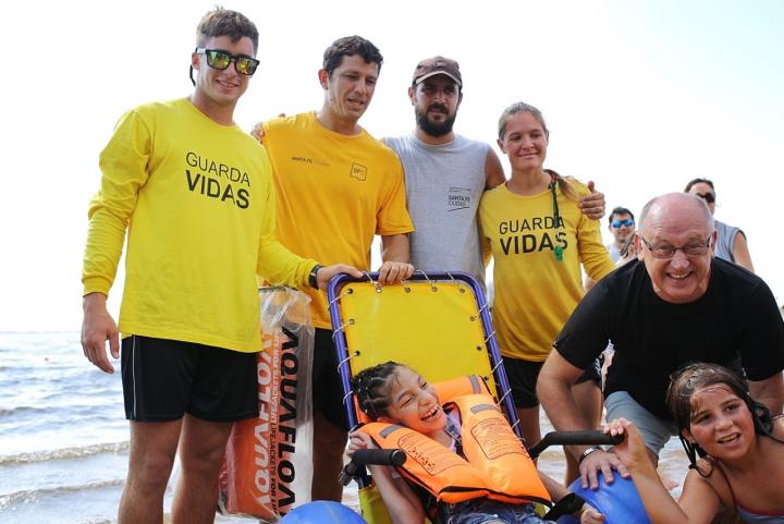Inauguraron la primera playa accesible en Santa Fe