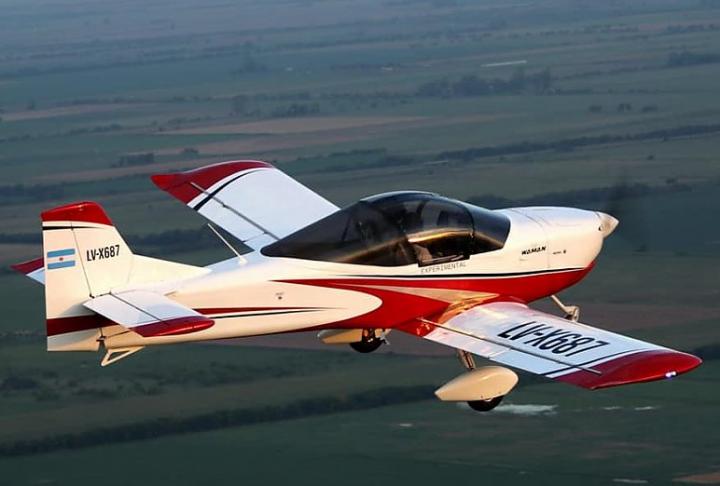 Comenzó a volar el primer avión fabricado en Sunchales