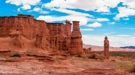 Parque Nacional Talampaya, en el desierto rojo de La Rioja.
