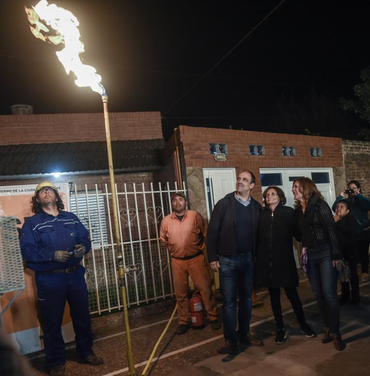 Más familias santafesinas accedieron al gas natural