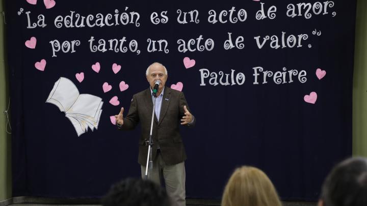 Lifschitz destacó el “gran proyecto educativo construido en Santa Fe” 
