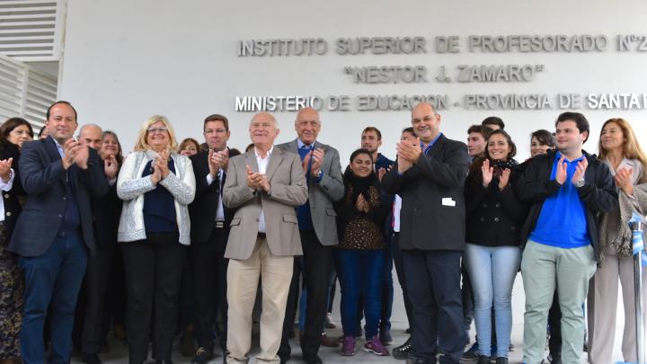 Lifschitz inauguró el edificio del Instituto del Profesorado de San Justo