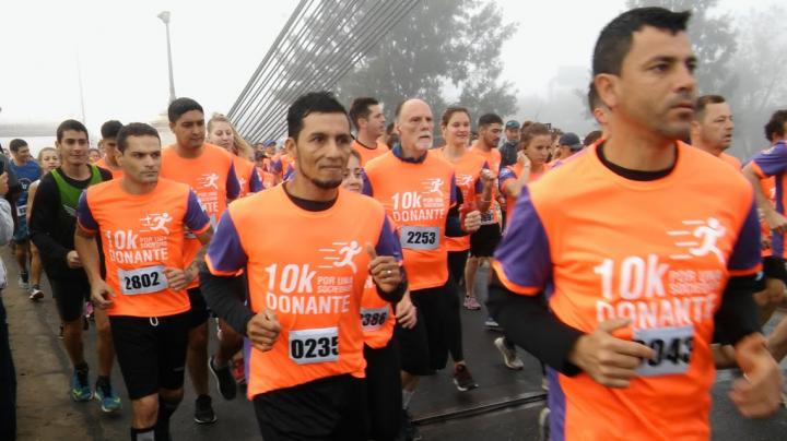 1500 personas en la maratón solidaria para fomentar la donación de órganos