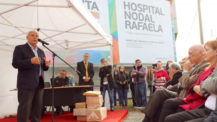Lifschitz aseguró la etapa para finalizar el Hospital de Rafaela