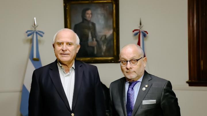 Lifschitz recibió al canciller argentino