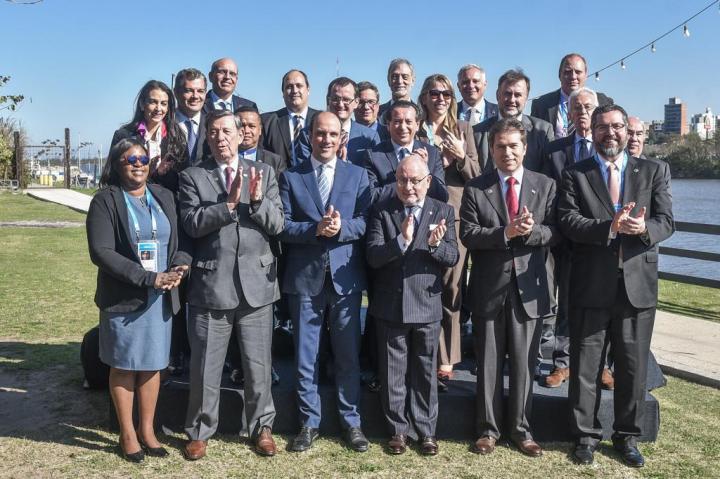 Corral agasajó a los cancilleres y jefes de delegaciones