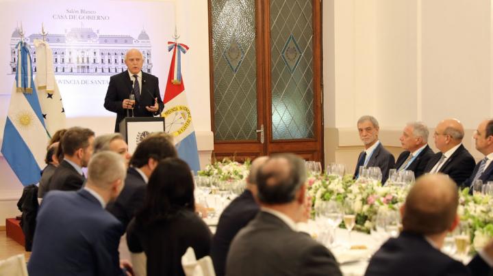  Lifschitz brindó una recepción a los ministros de Estados 