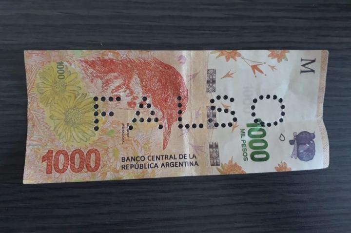 Alertan por circulación de billetes falsos de $ 1.000