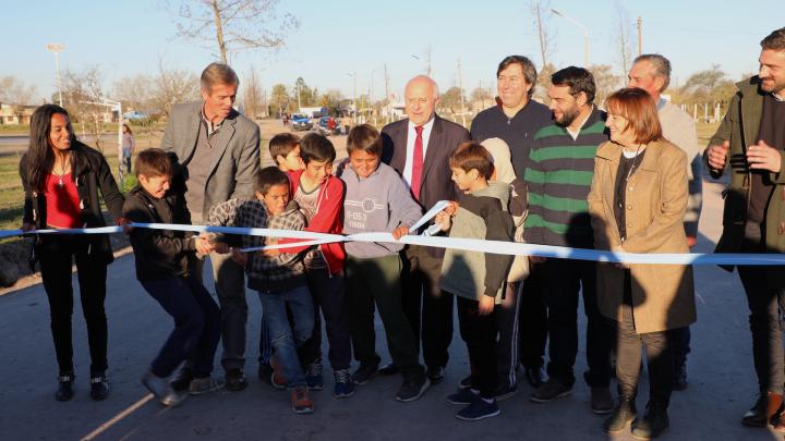 Lifschitz inauguró el nuevo acceso a Intiyaco