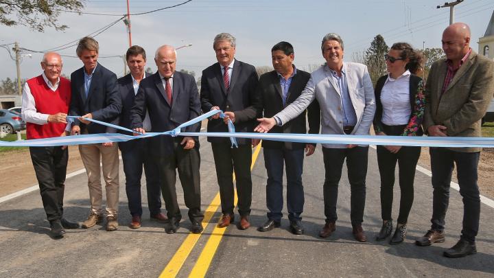 El gobernador inauguró el acceso a San Mariano
