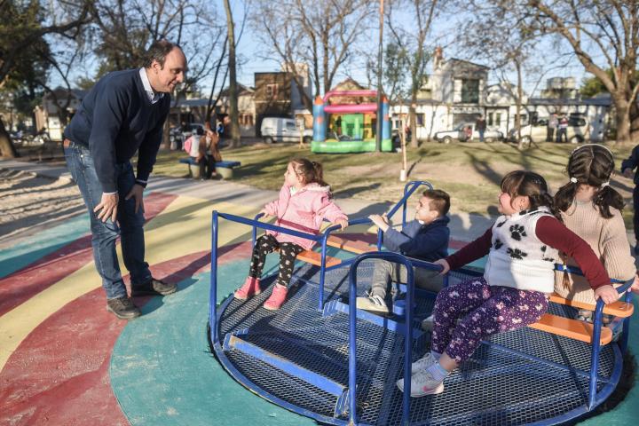 La Ciudad renovó casi la totalidad de los espacios públicos