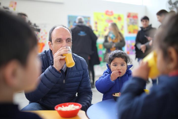 Jardines Municipales: chicos se forman en hábitos alimentarios