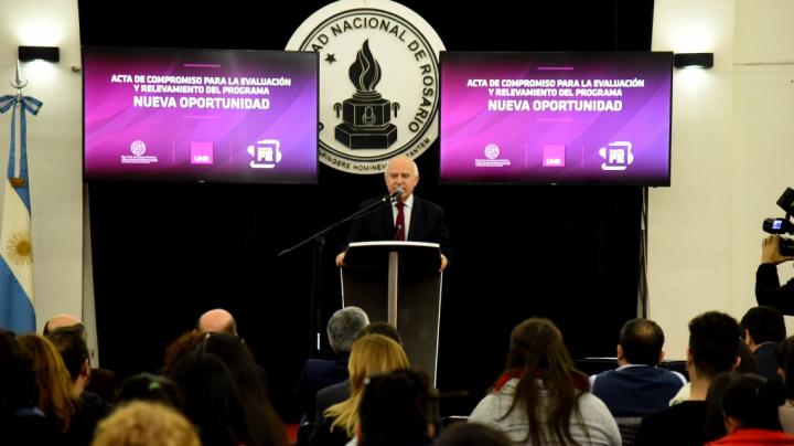 La UNR evaluará el programa Nueva Oportunidad