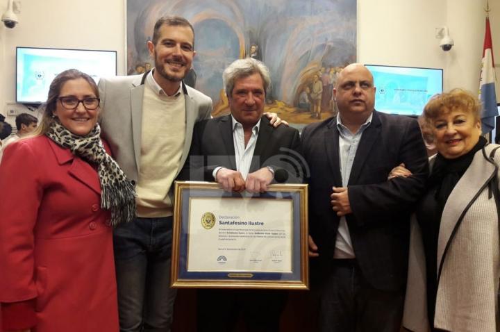 Guillermo Tepper, ciudadano ilustre de Santa Fe