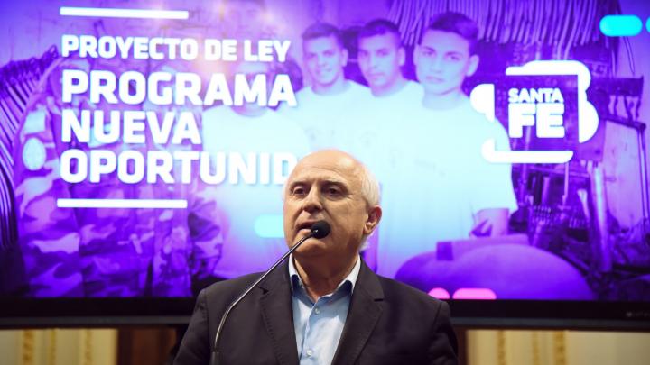 Lifschitz quiere una ley para el Nueva Oportunidad