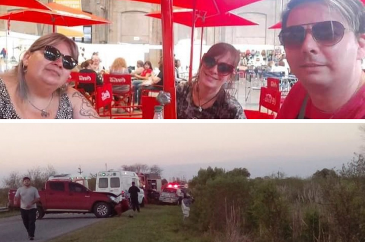 Un accidente con tres víctimas fatales enluta a Laguna Paiva