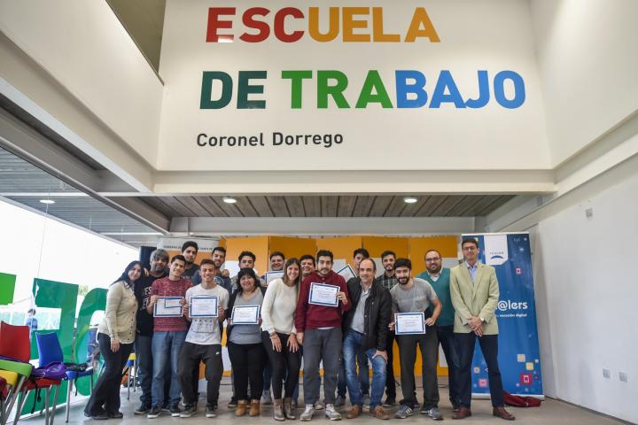 Entregaron certificados de trabajo del curso Digitalers