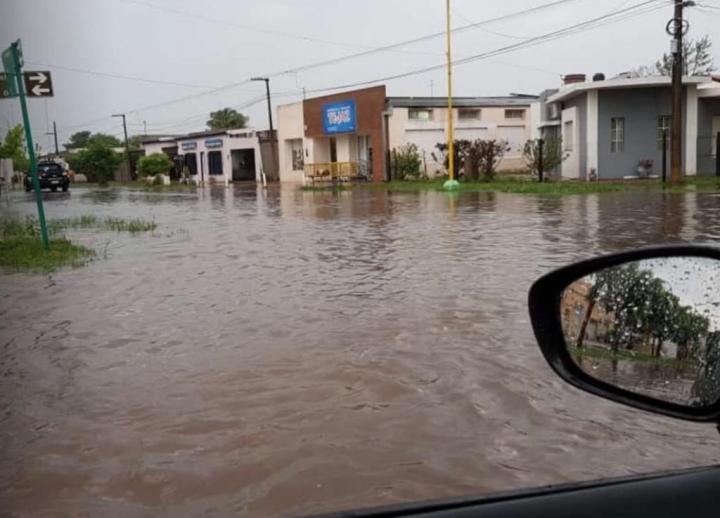 Moisés Ville bajo agua: cayeron más de 250 mm