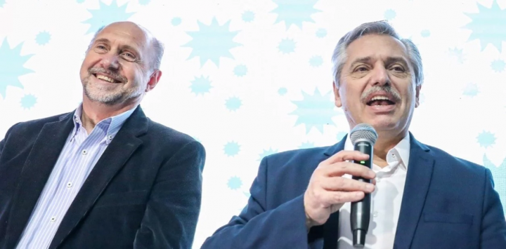 Fuerte respaldo de Fernández a Omar Perotti