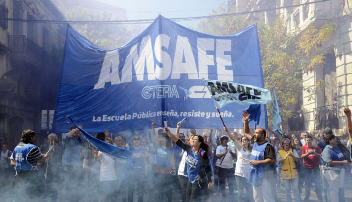 Amsafé reclama un “pacto educativo ante la crisis” 