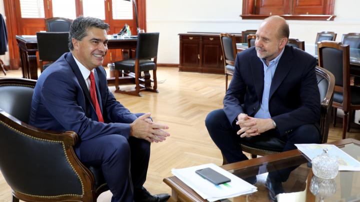 Las obras hídricas unieron a Perotti y Capitanich