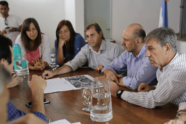 Jatón y Perotti reunidos por la Tarjeta Alimentaria