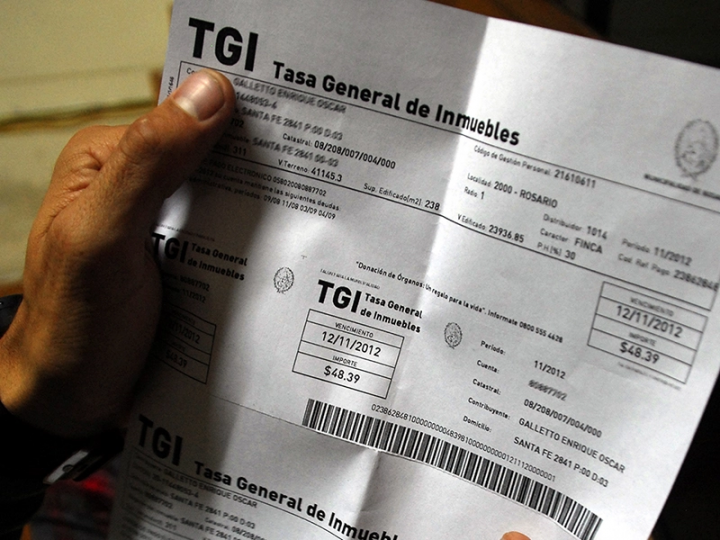 Tasa de Inmuebles: 53 % de aumento en Rosario