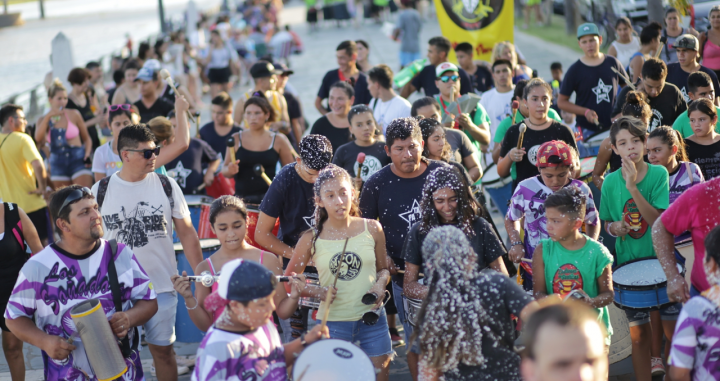 Santa Fe disfrutó de la primera noche de los carnavales