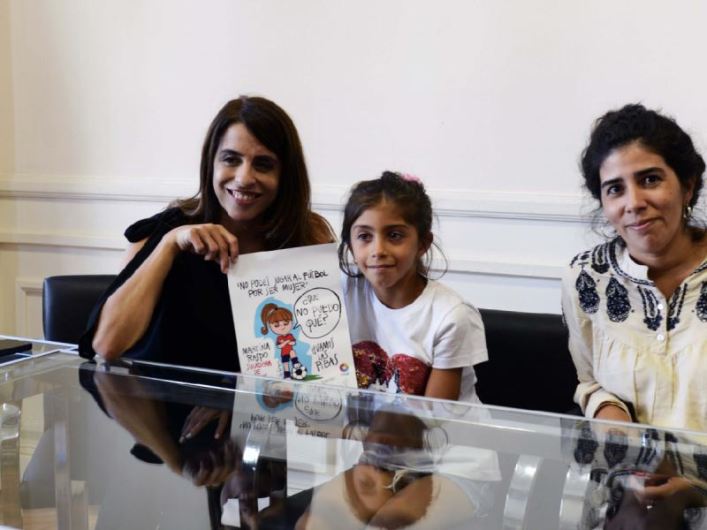 La lucha de Martina por jugar al fútbol con los varones