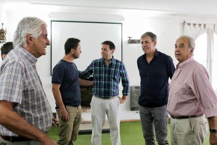 Jatón se reunió con referentes de la Sociedad Rural Santa Fe