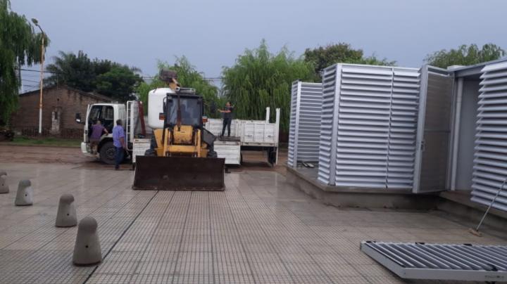 Montan un hospital de campaña en Coronda