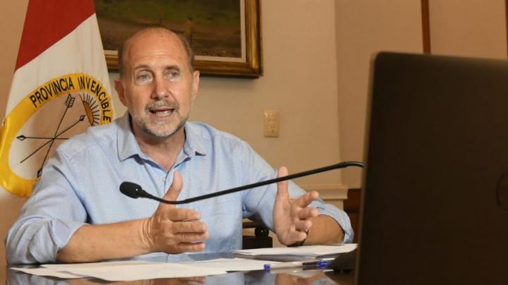 Perotti en videoconferencia con gobiernos locales