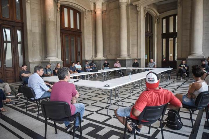Jatón reunió a referentes de organizaciones sociales