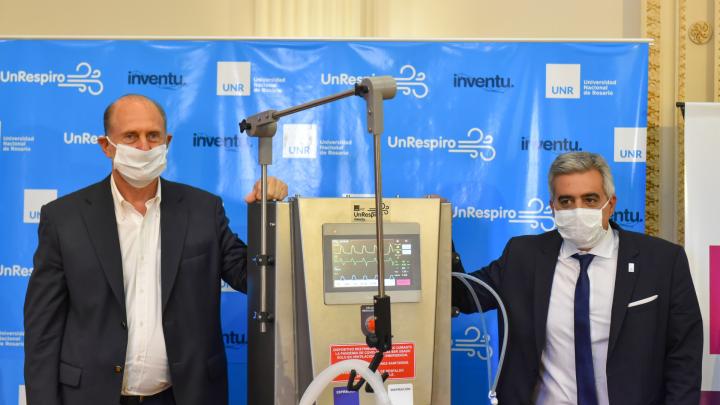 Presentan un ventilador de transición para atender emergencias