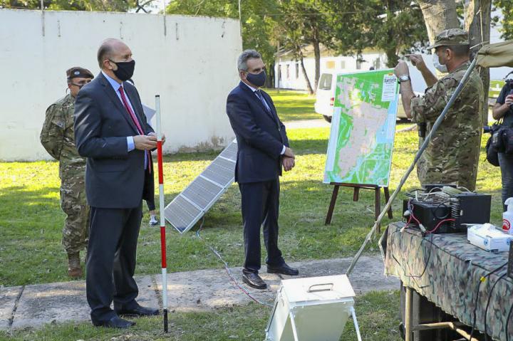 Perotti destacó el trabajo coordinado con el Ejército