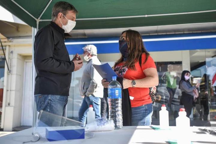 Jatón apeló “al compromiso de la gente” 